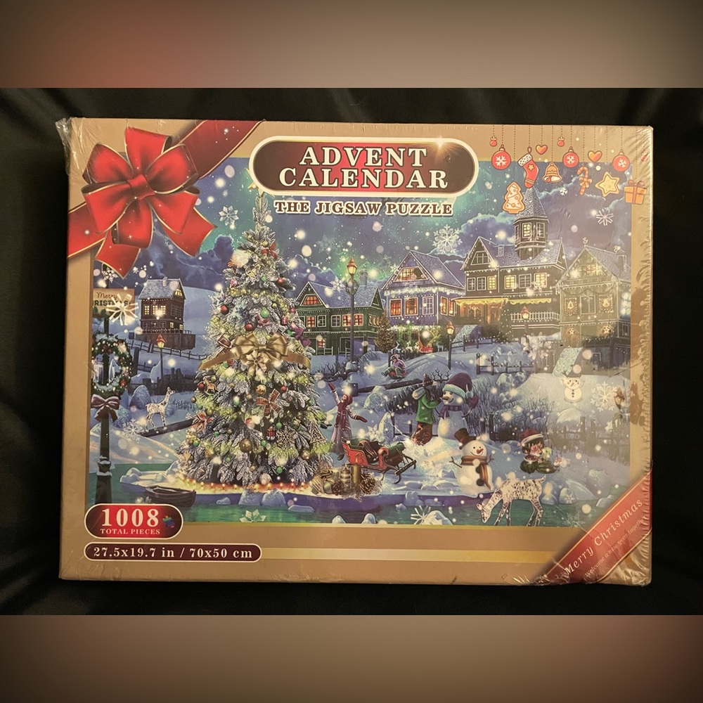 Advent Calendar 2024 The jigsaw Puzzle Christmas theme 1008 Pieces NWT